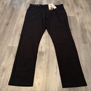 Kenneth Cole Tech Pants Sunset Collection Mens 36 Wicking Shape Retention Black